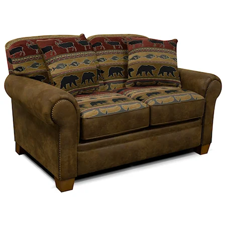 Loveseat with Nailhead Trim